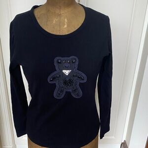 Prada Midnight Black Designer Top